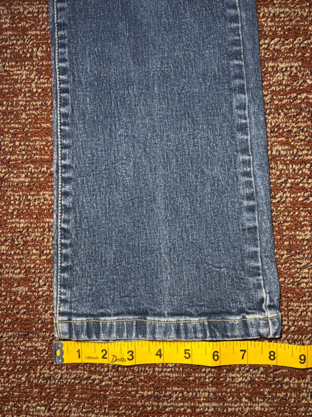 Vintage Y2K Tommy Hilfiger medium wash stretch bootcut jeans Womens 7/32 - Picture 12 of 15